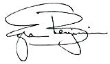 Ezra Benjamin Signature